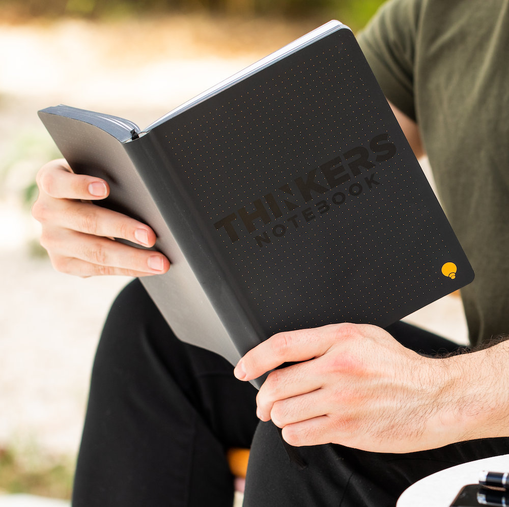 Want a better way to bullet journal or just take notes? Then but the THINKERS Notebook. A premium notebook that includes an app for capturing and collaborating on your ideas.