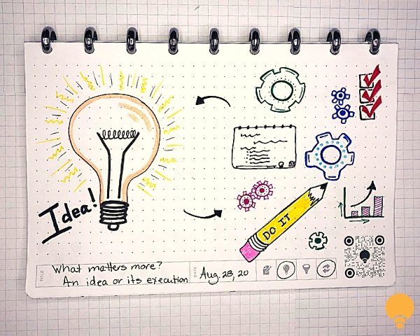 Ideas or Execution -- what do YOU think is more important? - THINKERS Notebook